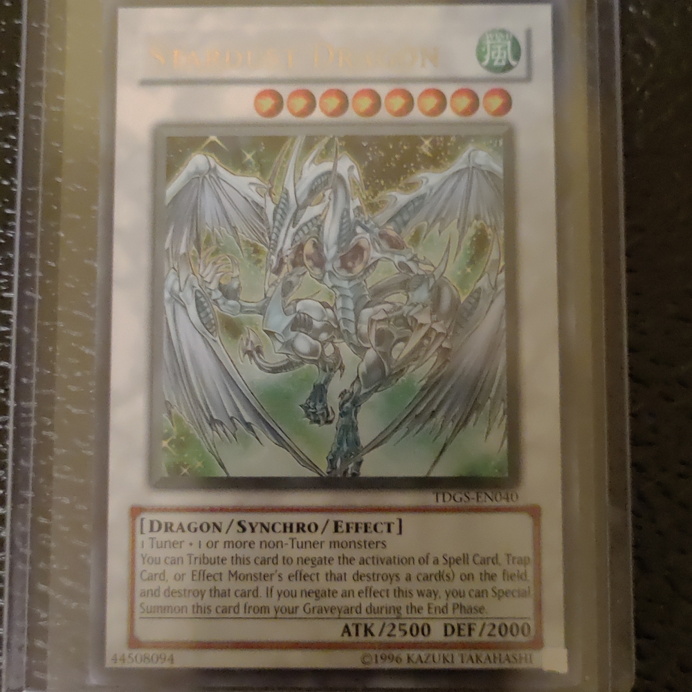 Yu Gi Oh Stardust Dragon Unlimited Ultra Rare TDGS-EN040